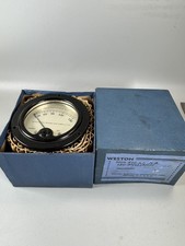 Vintage Weston Model 476 AC Milliammeter 0–150 mA Gauge New Open Box USA 1942s