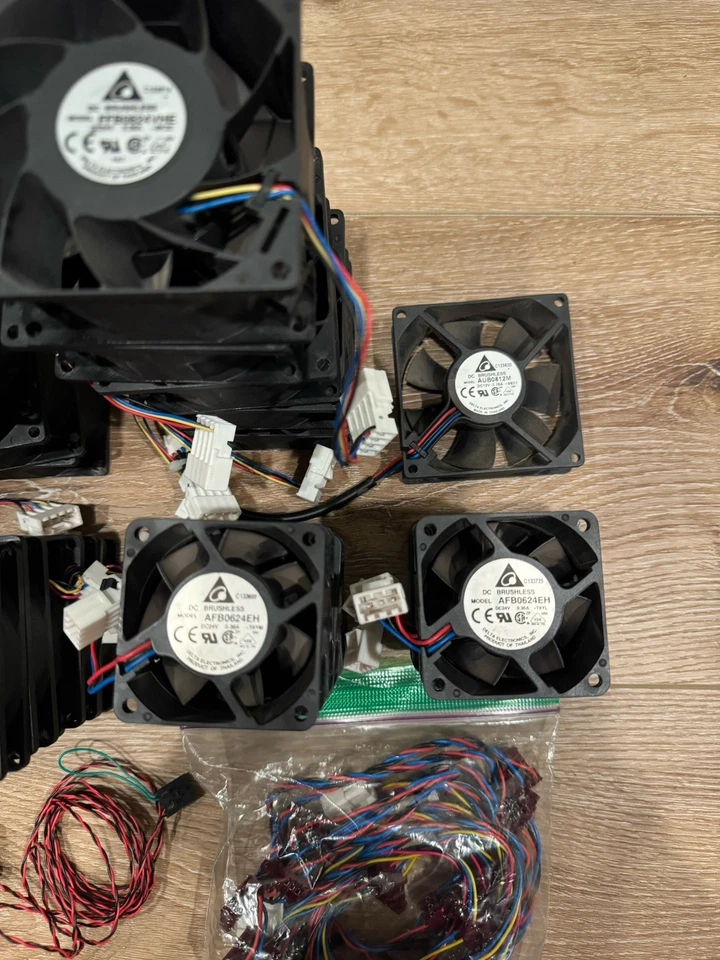 20pcs Delta FFB0824VHE AFC0812DD AFB0624EAH FFB0824BHE AFB02505HHA Brushless Fan - Image 3 of 4