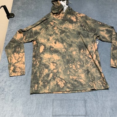 Salty Crew Apex Perforated UPF 50+ Protection Sunshirt Mens XL Green Deep Forest