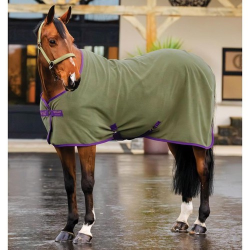 Tappeto per cavalli Horseware Amigo Fleece Cooler - Bramble/Winterberry - Foto 1 di 5