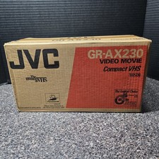 JVC GR-AX230U VHS-C Camcorder New Open Box Complete In Box Made Japan NOS 1995