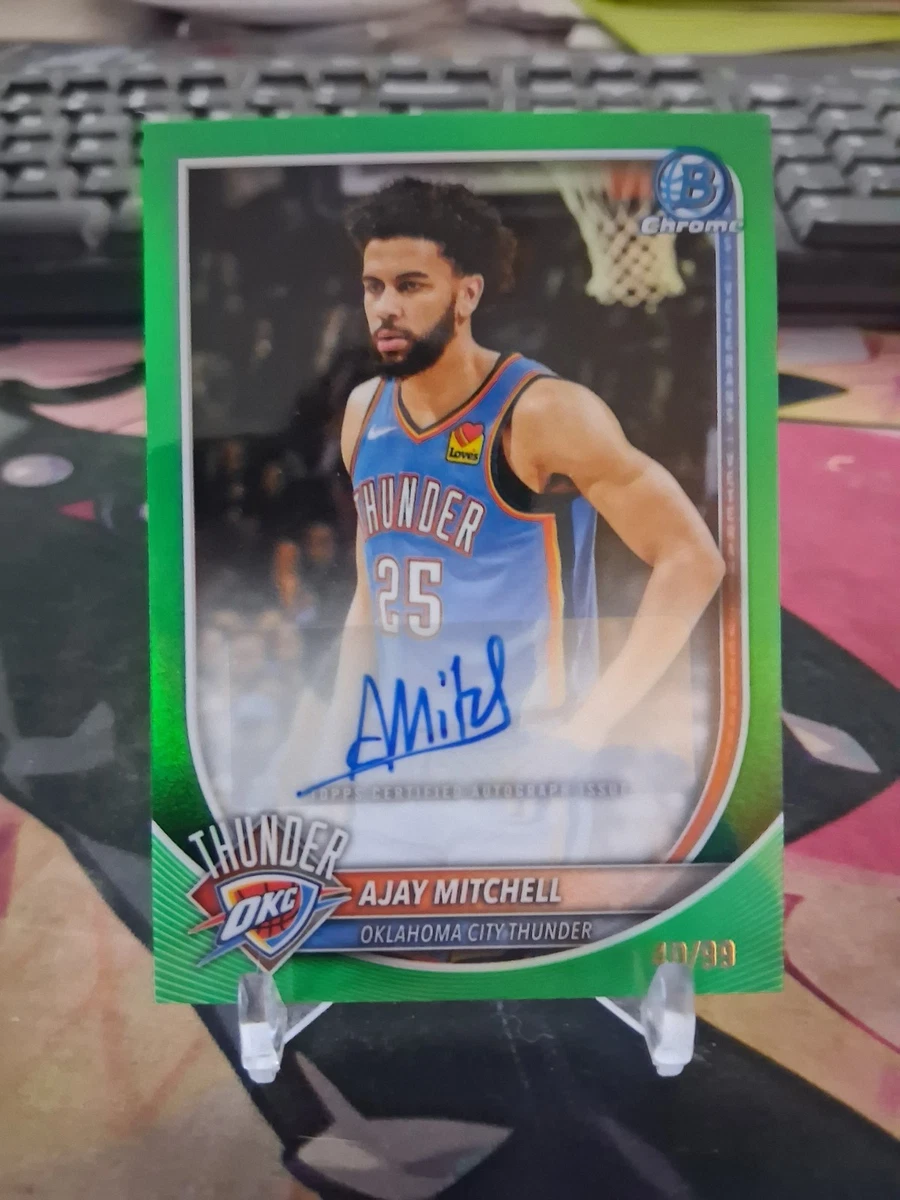 Bowman Basketball Oklahoma City Thunder Autographed Sports Trading 