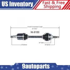 Fits 2002-2003 Nissan Altima 3.5L w/ Auto Trans. Front Left CV Axle CV Joint