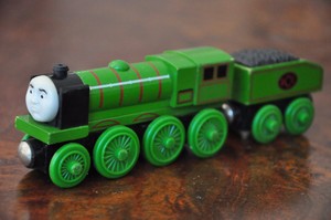 wooden railway big city engine