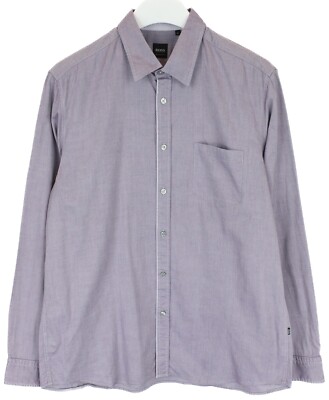 HUGO BOSS Black Label Regular Fit Hemd Herren XL (EXTRA LARGE) Lila