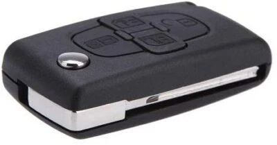 ENERGY01 Coque Clé pour Peugeot 807 1007 Citroen C8 Fiat Ulysse - 4 Boutons HU83 CE0523