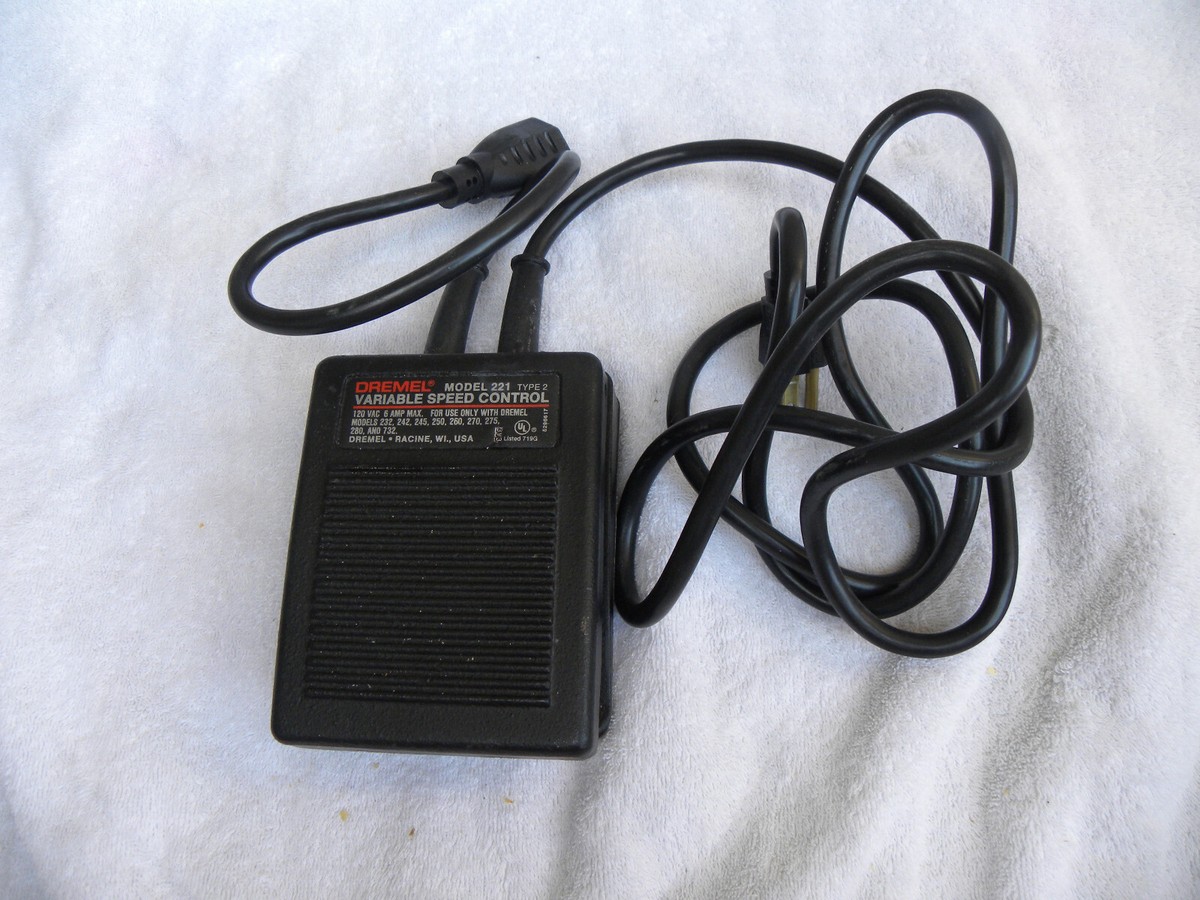 ）））TVアダプター（（（ Dremel Foot Operated Speed Control Switch Pedal Model 221 Type 2