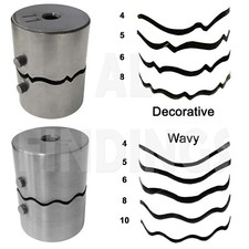 Ring Shaping Press Round Hoop Waves wavy Jewellery Dapping Doming tool 774 