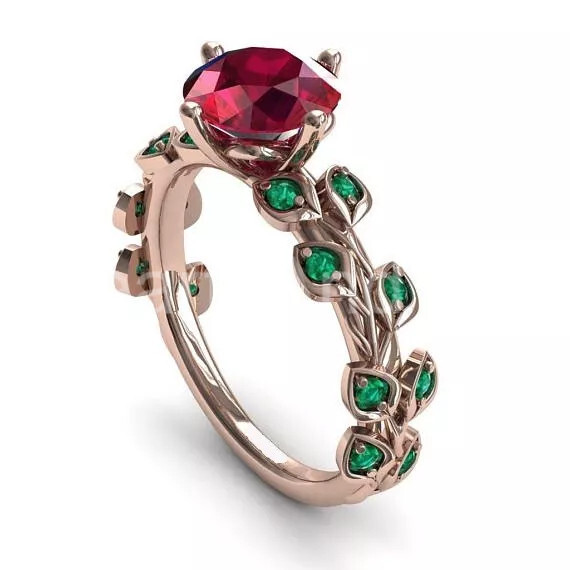 こ*6様 18k Ruby　Emerald　Diamond　Priceless 1.60 Carat Ruby, .40 ct. t.w. Emerald and .25 ct. t.w.