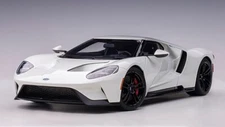 1/18 Ford GT Frozen White 2017 Composite Model Car By Autoart 72941