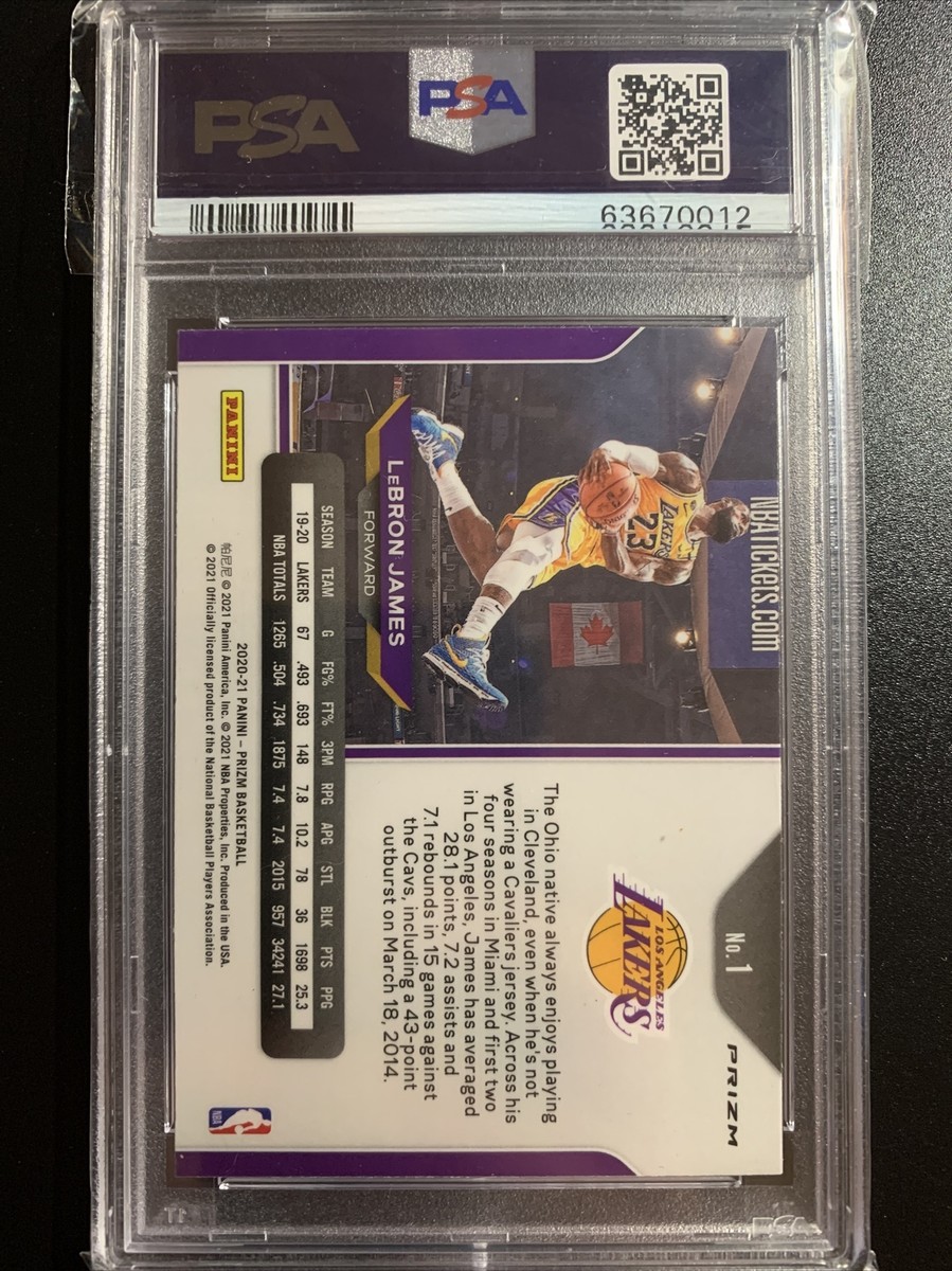 2020 Panini Prizm Lebron James Kobe Dunk Tribute Red Ice 2020 Panini Prizm Lebron James Kobe Dunk Tribute Red Ice