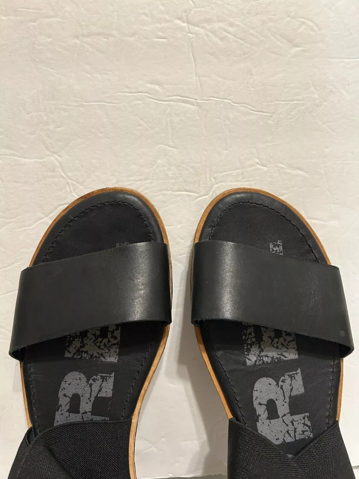sorel ella strappy leather ankle strap shoes