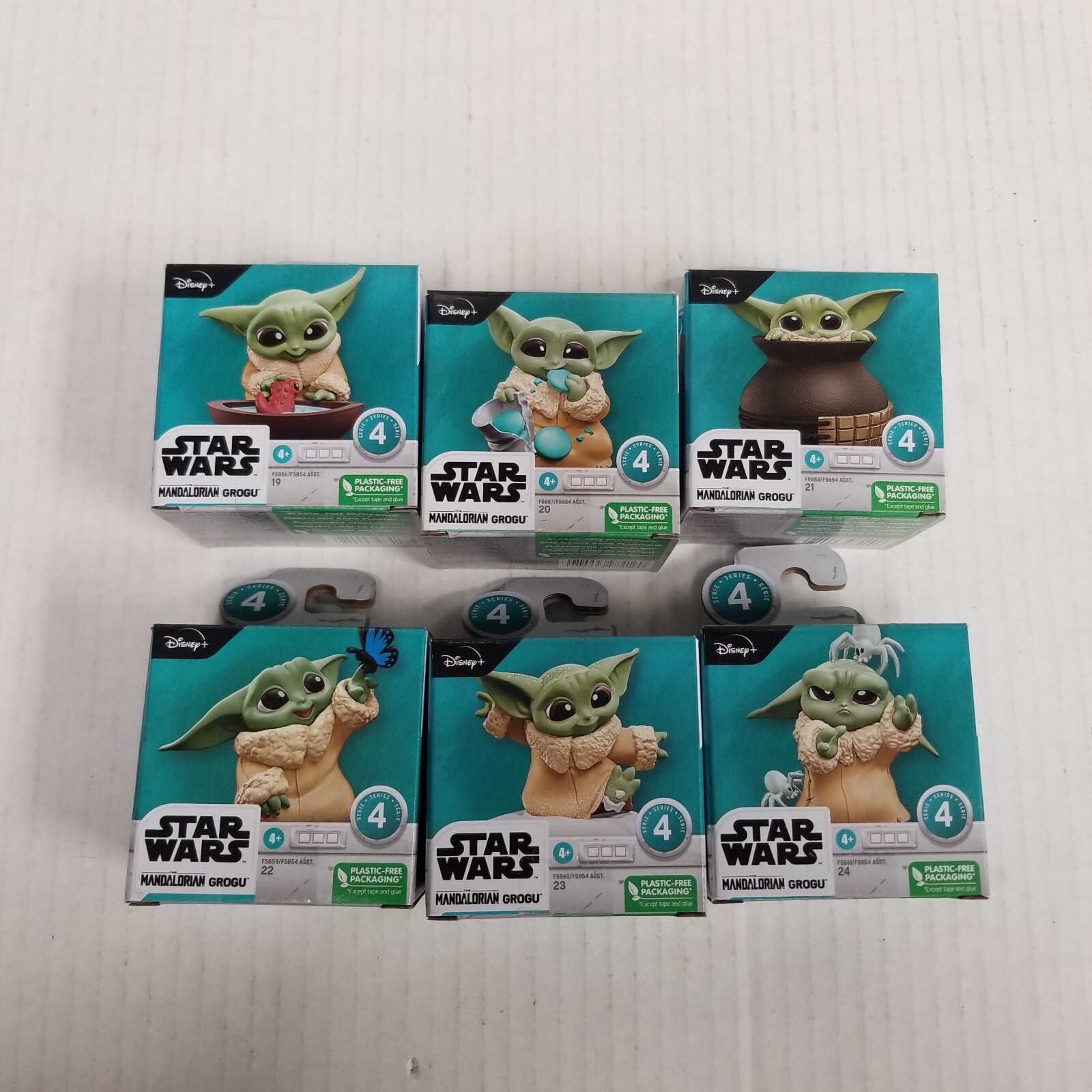 Star Wars Mandalorian Bounty Collection Baby Yoda Series 4 Child FULL SET 6
