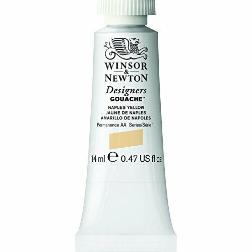 Winsor & Newton Designers Gouache, Neapelgelb, 14ml Tube - Gouache (o0i)