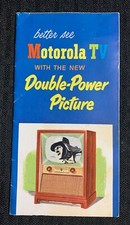 1954 MOTOROLA T Double-Power Picture 3.25x6.5...