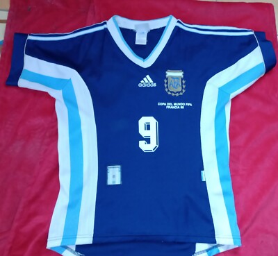 Argentina national team 1998 away jersey size XS | eBay