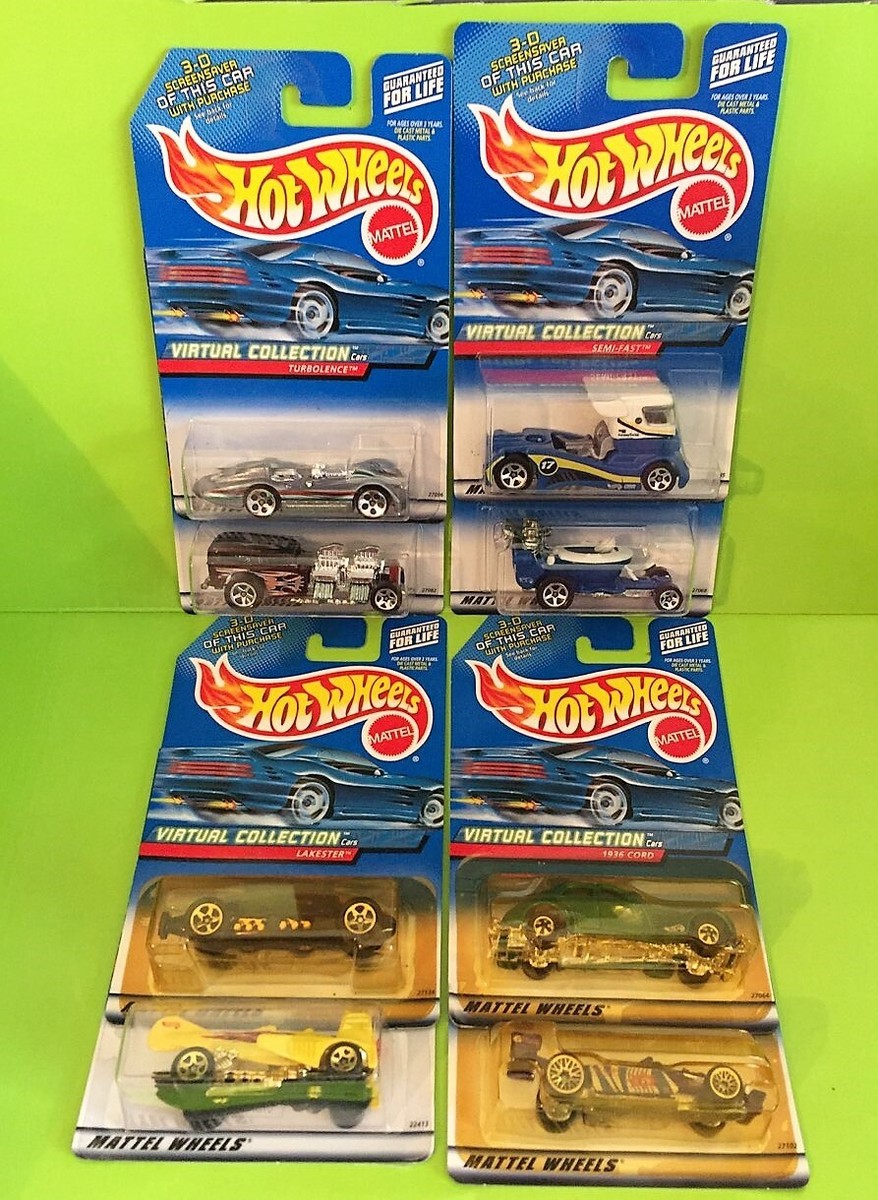 Hot Wheels Misc. Cars From 1999 Virtual Collection Lot of 8