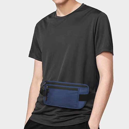 Travel Passport Money Belt Security RFID Blocking Waist Bag Invisible Wallet Zip - Picture 6 of 24