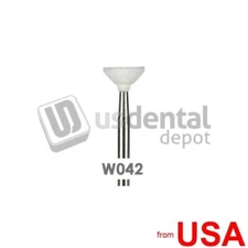 BESQUAL W042 WHITE Mounted HP Points Invereted Cone large I-6 - 10pk f 100988-12