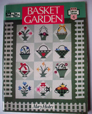 Basket Garden quilt pattern book  flowers