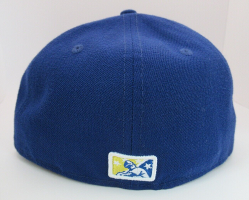 Burlington Bees New Era eng anliegende Mütze Gr. 7 Minor League MiLB 59FIFTY 5950 blau - Bild 5 von 10
