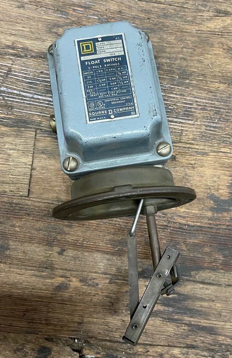 SQUARE D CLASS 9037 TYPE EW3-1 FLOAT SWITCH | eBay