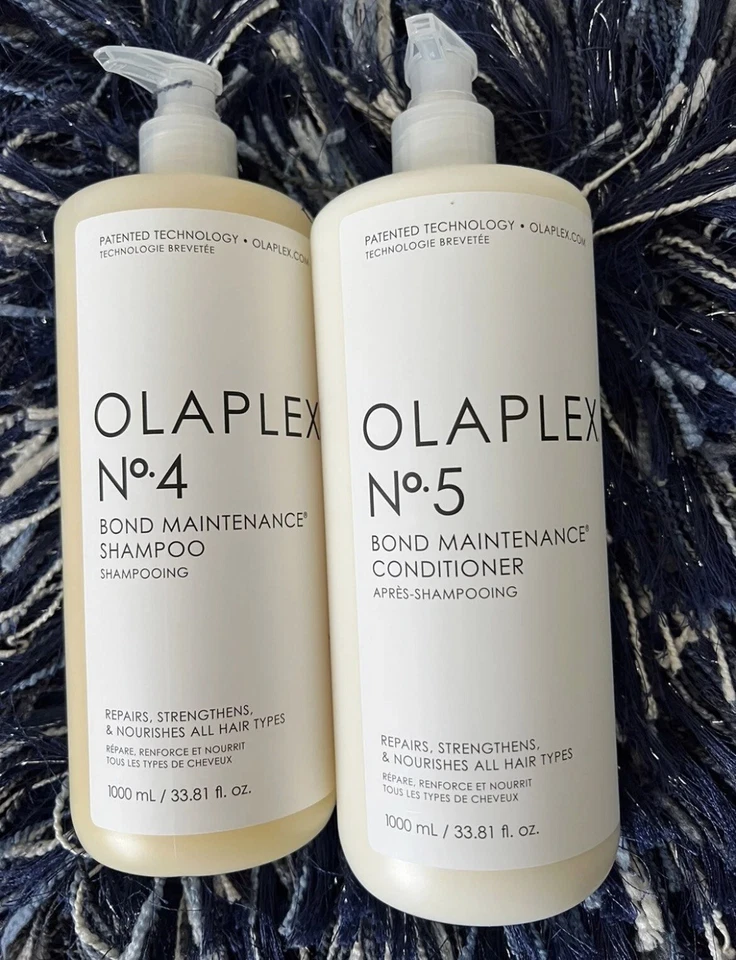 Olaplex No.4 + 5Bond Maintenance Shampoo + Conditioner -1 Liter/Each- Free  Ship - Image 2 of 4