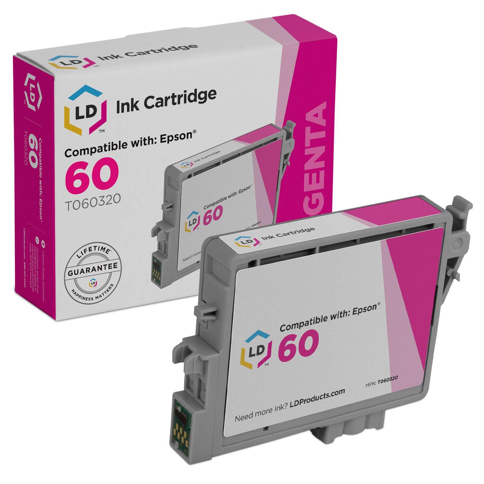 LD T060320 60 Magenta Ink Cartridge for Epson 60 C88 CX3800 CX3810 CX4200 CX7800