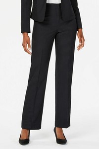 rise leg straight pants mid pinstripe suit 6p le womens
