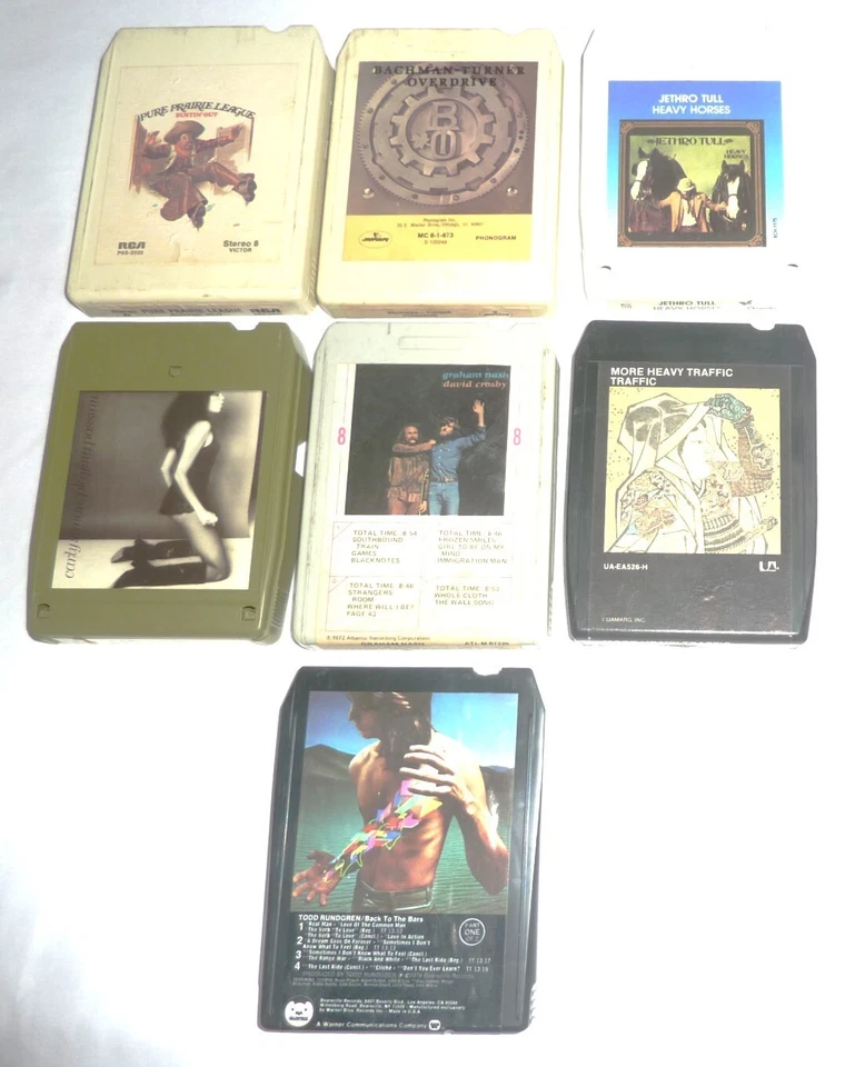 (38) 8 TRACK TAPES by VARIOUS ROCK & JAZZ ARTISTS / SEE PICTURES FOR TITLES Foto 4 de 4