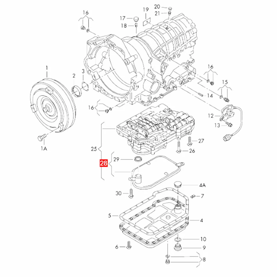 New Auto Transmission Filter Fluid Screen for Audi A6 C5 A6 Quattro 1998-2004 Foto 4 de 4