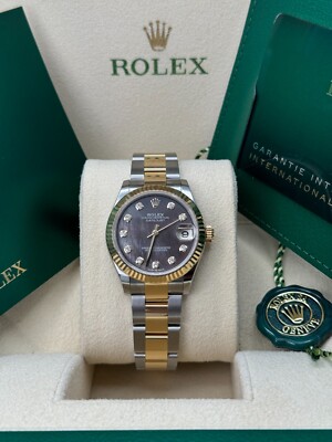 Rolex Datejust 31 NEW 2023 Tahitian Mother of Pearl Diamond Dial 278273 Oyster