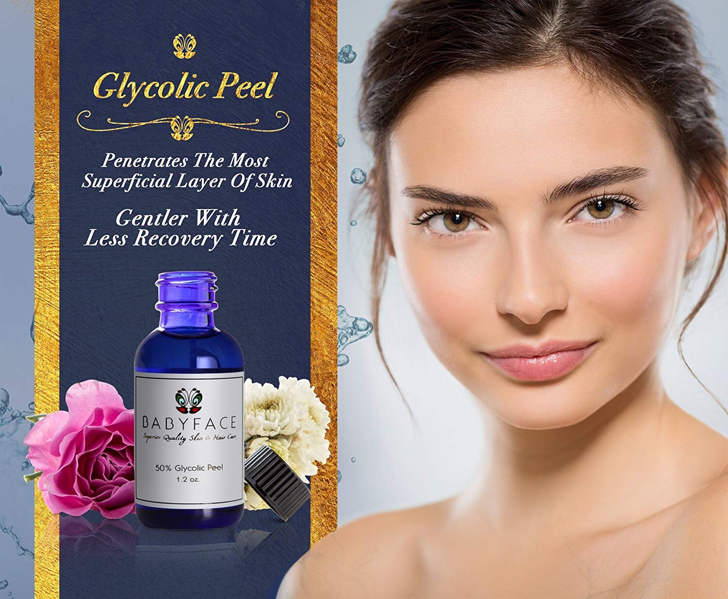 CHEMICAL PEEL 35 50 70 PRO GLYCOLIC ACID SKIN PEEL NO DOWNTIME