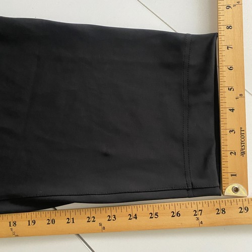 Livi Lane Bryant Ankle Trouser Size 26/28 Long Black Tapered Leg Drawstring - Picture 9 of 10