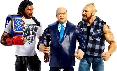 スポーツ選手 Paul Heyman and the beast WWE Elite Tribal Chief vs Beast 3-Pack Paul Heyman Roman Reigns