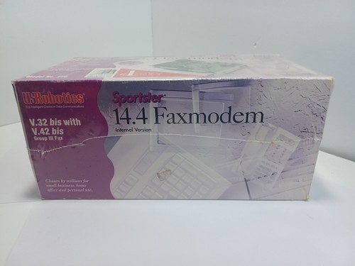 NEW US ROBOTICS SPORTSTER FAX MODEM New 14.4 Model 276 - Picture 5 of 5