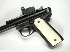 Faux Ivory Ruger Mark IV 22/45 Grips MK 4