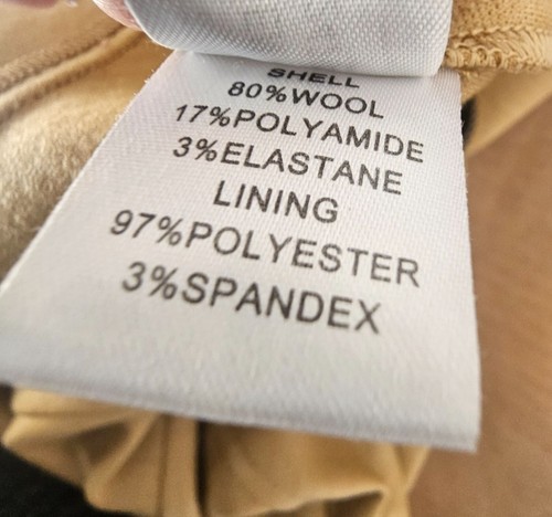 Diane Von Furstenberg Helen Wool Knit Mini Sheath Dress Size 6 Cap Sleeve Beige - Picture 7 of 10