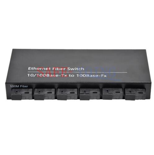 1PCS Ethernet switch Converter 20KM Ethernet Fiber Optical Media Converter New - Picture 3 of 7
