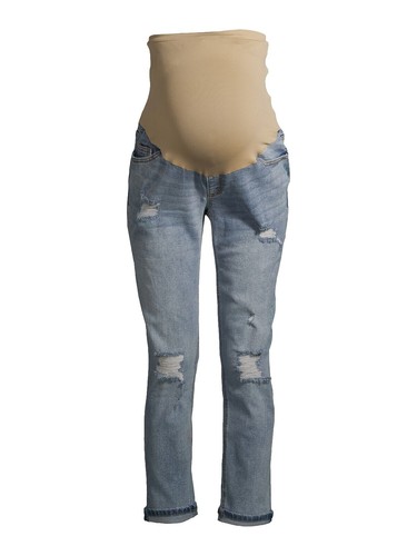 Vintage blue light wash boot cut jeans A classic