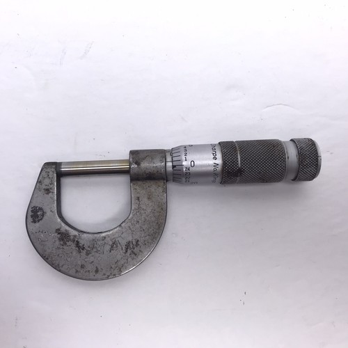 BROWN & SHARPE Vernier Outside Micrometer 0"- 1" VTG Made In USA - Picture 2 of 7