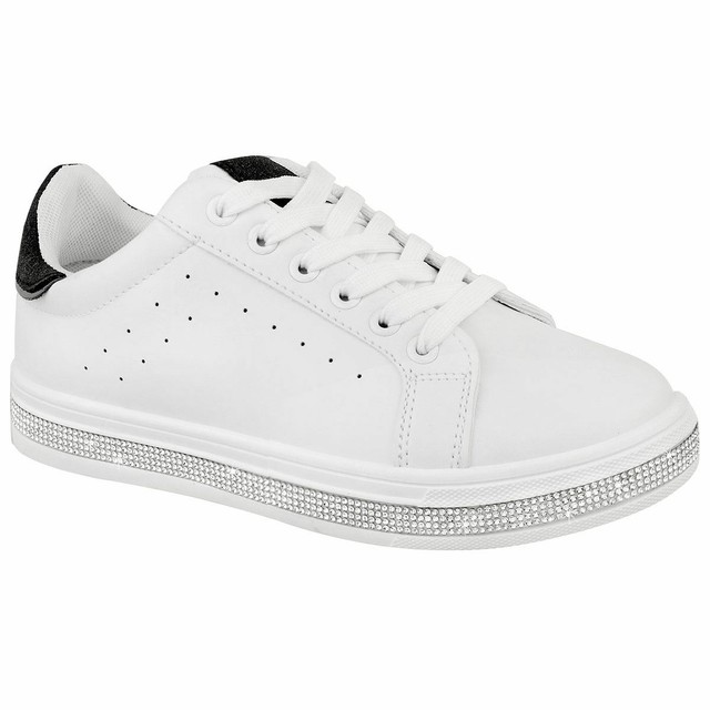 silver platform trainers