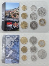 Monaco KMS Coin Set 1971-2000 In Blister Card Uncirculated