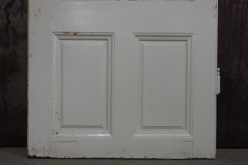 Alte Tür Lichtausschnitt Sprossen um 1850 DIN. links/ H194 B95 S4,5 cm - Bild 4 von 11