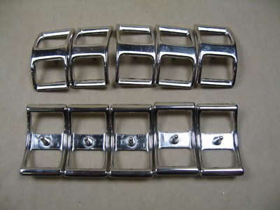 Zügelschiffchen Conway Loop silber 10 Stück Größe: 22 mm 7/8''