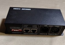DMX512 Decoder and LED Driver with RJ45 and XLR ports 4-Channel RGBW