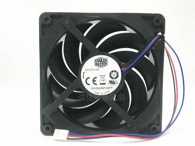 1PC COOLERMASTER FA12025M12BPF DC12V 0.3A 120*25MM #W10*