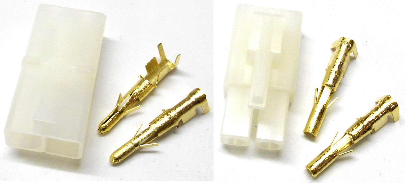 7.2v Compatible Tamiya Large Battery Male Female Plug Set Gold Plated Connector
