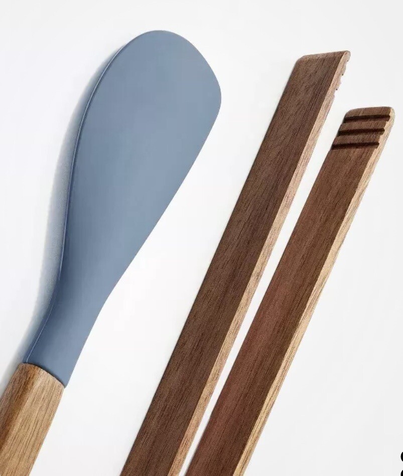 Acacia Wood/Silicone Mini Kitchen Utensil Set - Figmint™ 5 piece set