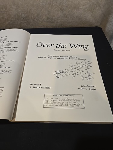 Over The Wing - The Bill Chana Story - Softbound - Signed By Author - See Pics - Picture 4 of 9